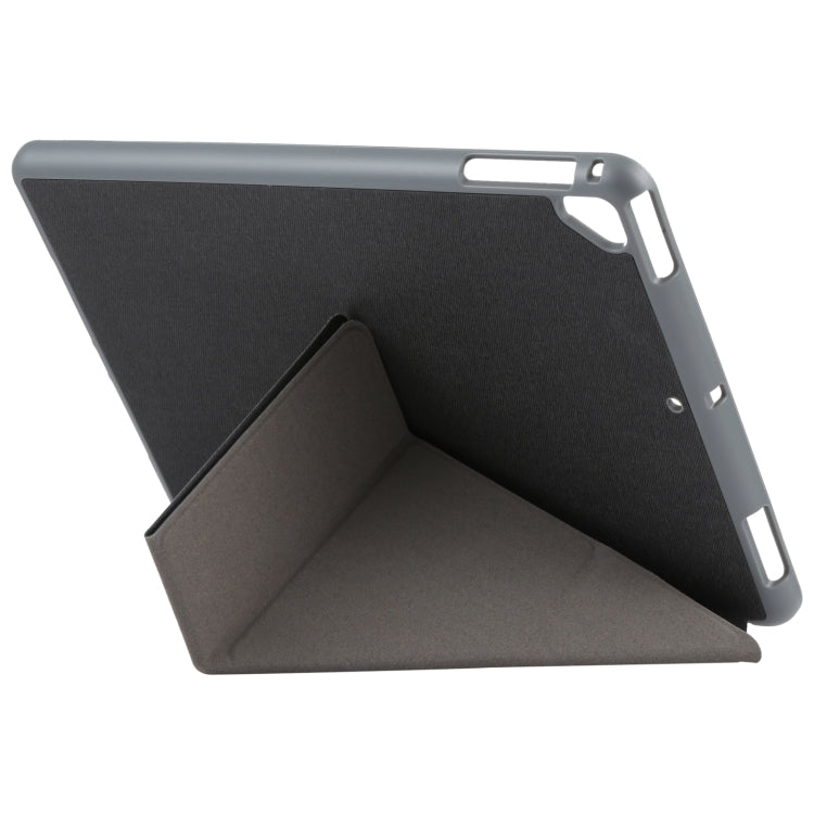 Mutural King Kong Series Deformation Holder Leather Tablet Case, For iPad 9.7 2018 / 2017, For iPad Pro 10.5 2019 / 2017