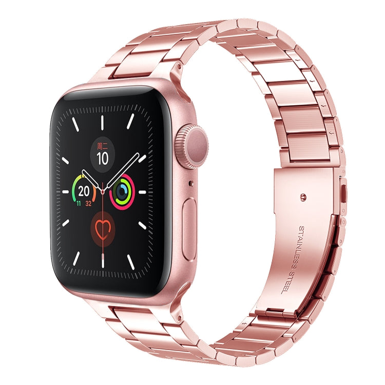 Small Waist Stainless Steel Watch Band For Apple Watch Series, For Apple Watch Series 8&7 45mm / SE 2&6&SE&5&4 44mm / 3&2&1 42mm, 7 41mm / 6&SE&5&4 40mm / 3&2&1 38mm, 7 45mm / 6&SE&5&4 44mm / 3&2&1 42mm��������������������������������������������������...