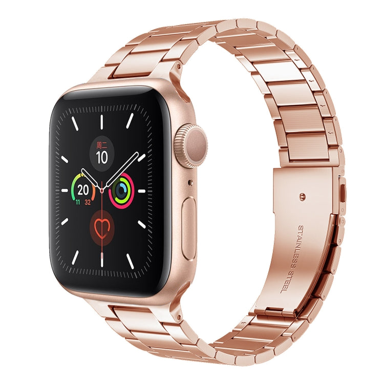 Small Waist Stainless Steel Watch Band For Apple Watch Series, For Apple Watch Series 8&7 45mm / SE 2&6&SE&5&4 44mm / 3&2&1 42mm, 7 41mm / 6&SE&5&4 40mm / 3&2&1 38mm, 7 45mm / 6&SE&5&4 44mm / 3&2&1 42mm                                                  ...