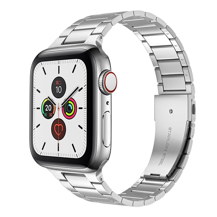 Small Waist Stainless Steel Watch Band For Apple Watch Series, For Apple Watch Series 8&7 45mm / SE 2&6&SE&5&4 44mm / 3&2&1 42mm, 7 41mm / 6&SE&5&4 40mm / 3&2&1 38mm, 7 45mm / 6&SE&5&4 44mm / 3&2&1 42mm                                                  ...