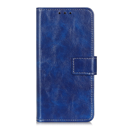 Brown leather phone case featuring horizontal flip design and photo frame functionality