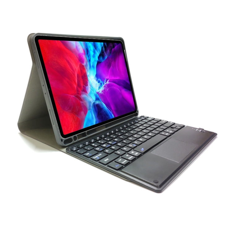 Étui en cuir TPU à rabat horizontal avec clavier Bluetooth détachable pour iPad Pro 11 2020/2018, avec support et emplacement pour stylet, RK11C