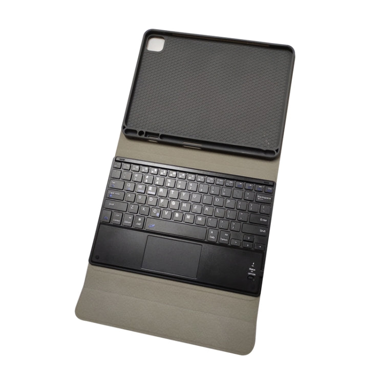 Étui en cuir TPU à rabat horizontal avec clavier Bluetooth détachable pour iPad Pro 11 2020/2018, avec support et emplacement pour stylet, RK11C