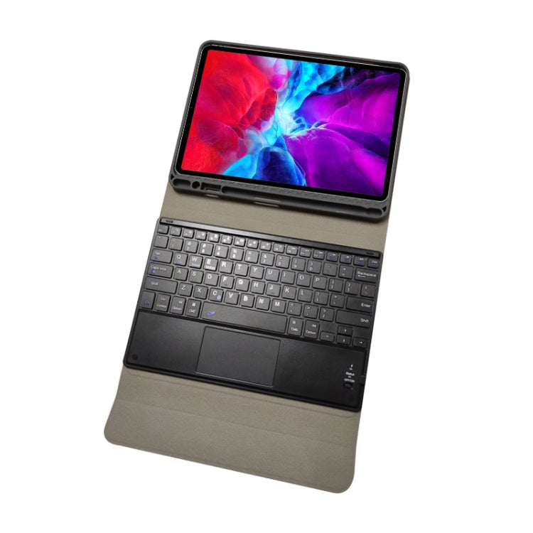 Étui en cuir TPU à rabat horizontal avec clavier Bluetooth détachable pour iPad Pro 11 2020/2018, avec support et emplacement pour stylet, RK11C