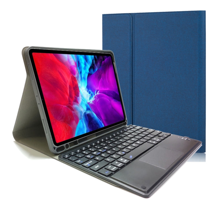Étui en cuir TPU à rabat horizontal avec clavier Bluetooth détachable pour iPad Pro 11 2020/2018, avec support et emplacement pour stylet, RK11C