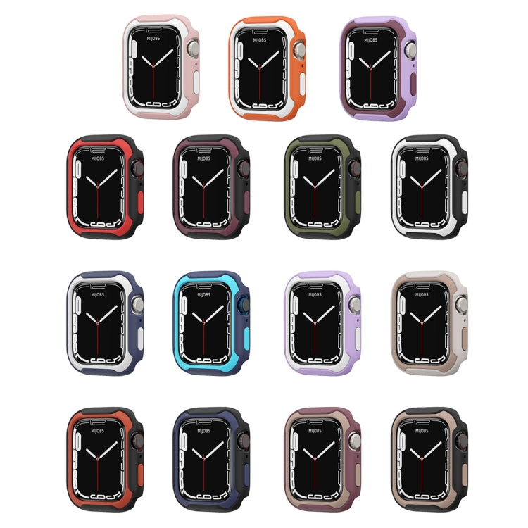 Detachable Two-color Watch Case For Apple Watch Series, 7 41mm / 6&SE&5&4 40mm