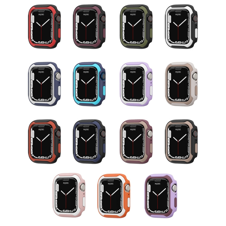 Detachable Two-color Watch Case For Apple Watch Series, 7 45mm / 6&SE&5&4 44mm