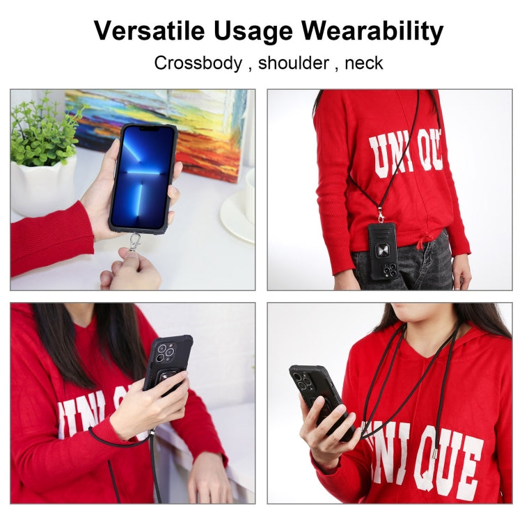 Lanyard Rugged Shield TPU Phone Case, For iPhone 14, For iPhone 14 Plus, For iPhone 14 Pro, For iPhone 14 Pro Max