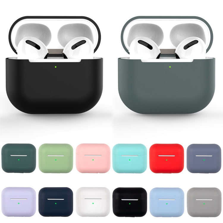 Wireless Earphone Silicone Protective Case, Grey, Matcha Green, Sky Blue, Midnight Blue, Dark Green, Lavender Grey, White, Mint Green, Light Purple, Pink, Black, Red