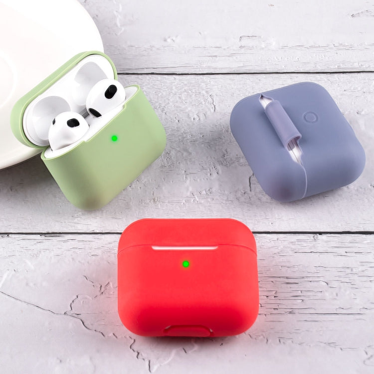 Wireless Earphone Silicone Protective Case, Black, Red, Grey, Matcha Green, Sky Blue, Midnight Blue, Dark Green, Lavender Grey, White, Mint Green, Light Purple, Pink