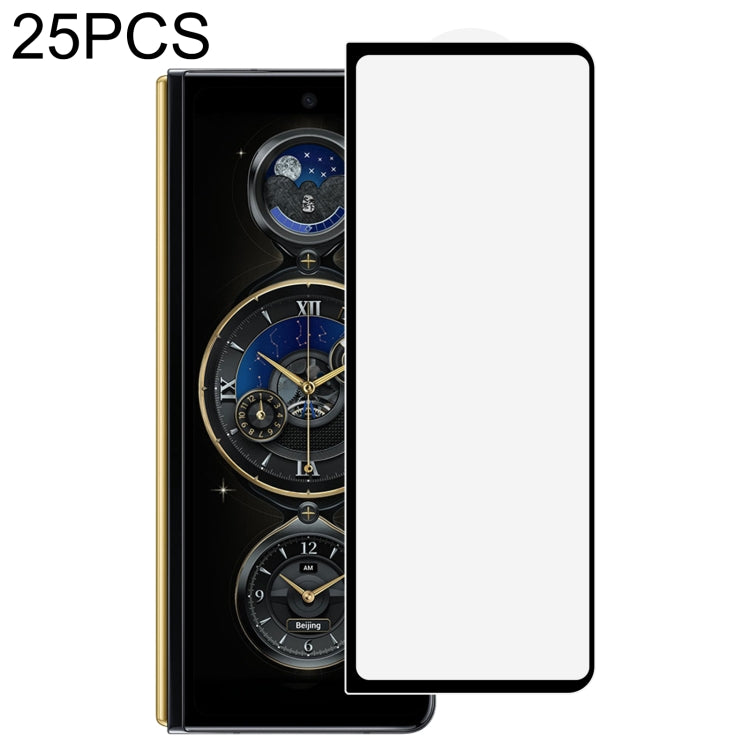 25 PCS Full Glue Screen Tempered Glass Film