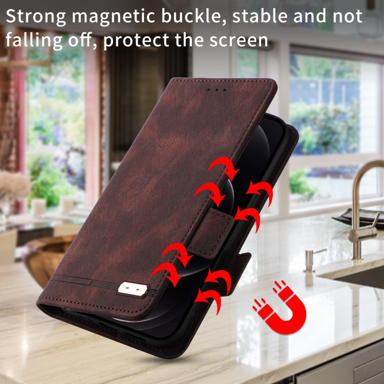 Magnetic Clasp Leather Phone Case