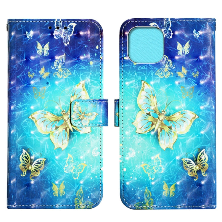 3D Painting Horizontal Flip Leather Phone Case, For iPhone 14, For iPhone 14 Plus, For iPhone 14 Pro