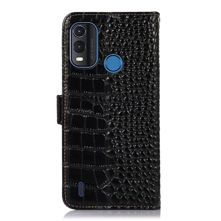 Crocodile Top Layer Cowhide Leather Phone Case, For Nokia G11 Plus, For Nokia G100, For Xiaomi 12S Ultra