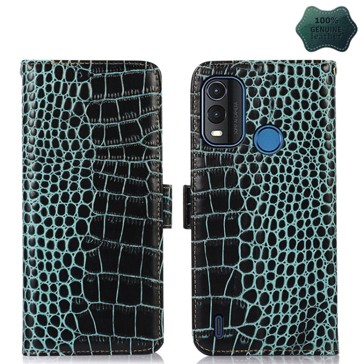 Crocodile Top Layer Cowhide Leather Phone Case, For Nokia G11 Plus, For Nokia G100, For Xiaomi 12S Ultra