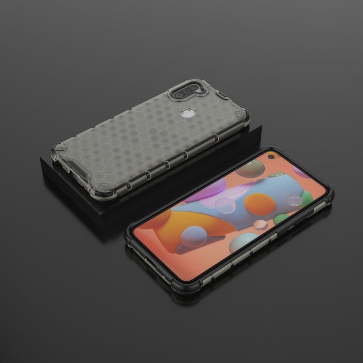 Shockproof Honeycomb PC + TPU Protective Case, For Galaxy A11, For Galaxy A41