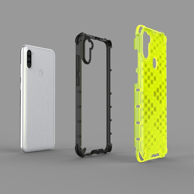Shockproof Honeycomb PC + TPU Protective Case, For Galaxy A11, For Galaxy A41