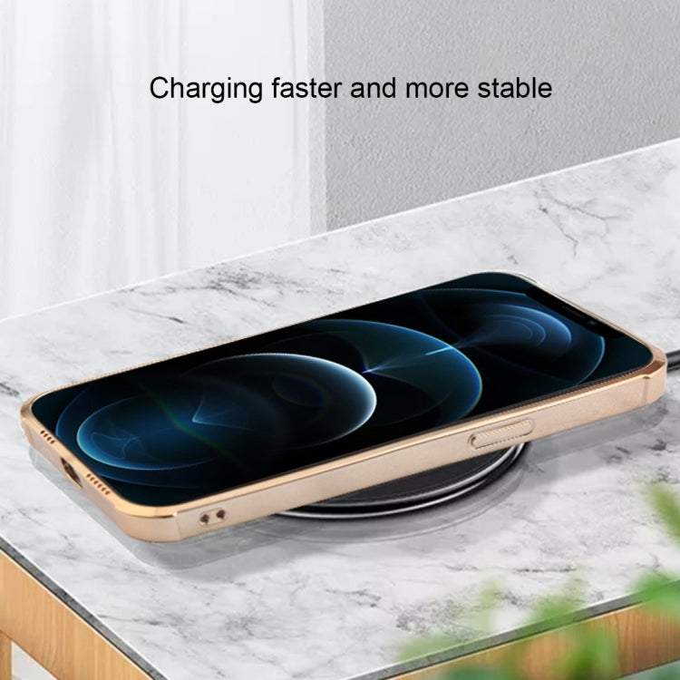 Straight Side Laser Plating MagSafe Clear TPU Phone Case, For iPhone 14 Pro