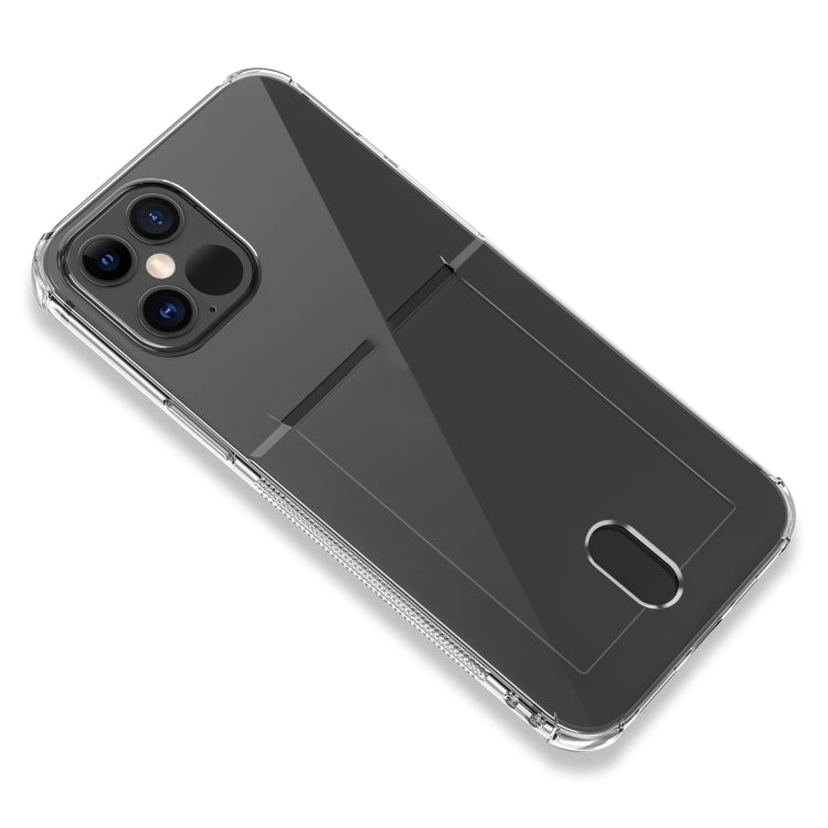Étui de téléphone en TPU transparent avec emplacements pour cartes
