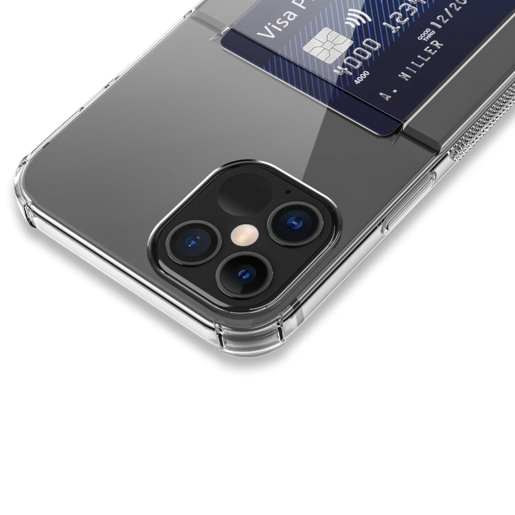 Étui de téléphone en TPU transparent avec emplacements pour cartes