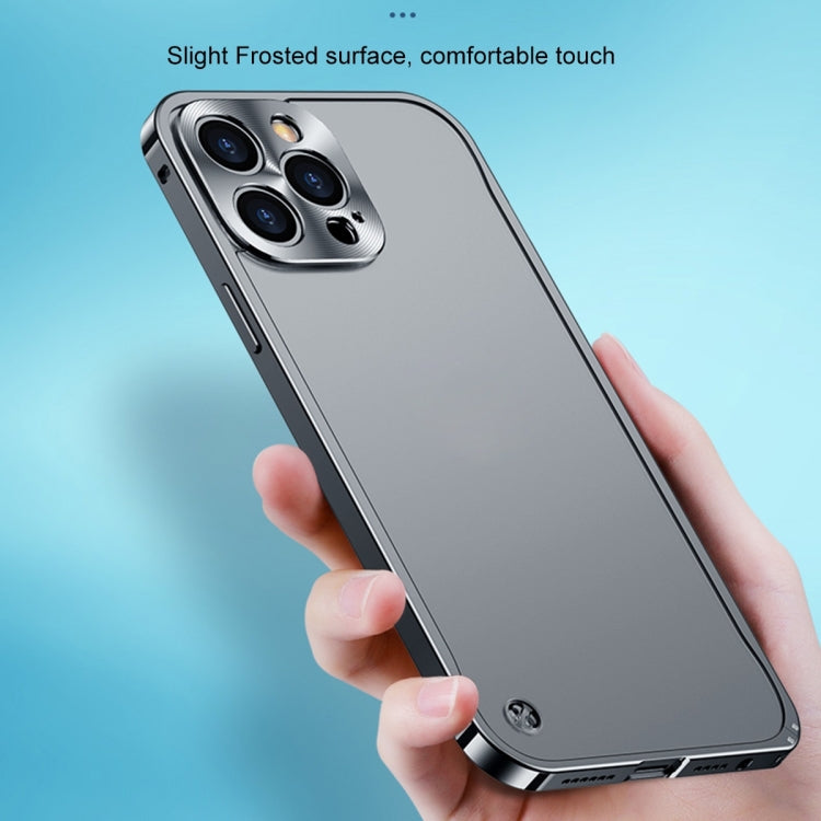 Metal Frame Frosted PC Shockproof Phone Case