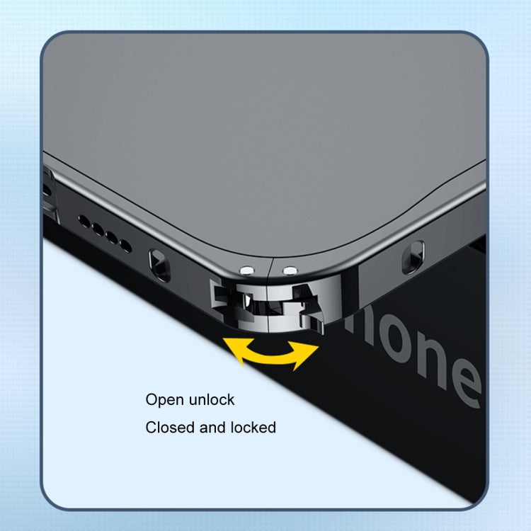 Metal Frame Frosted PC Shockproof Phone Case