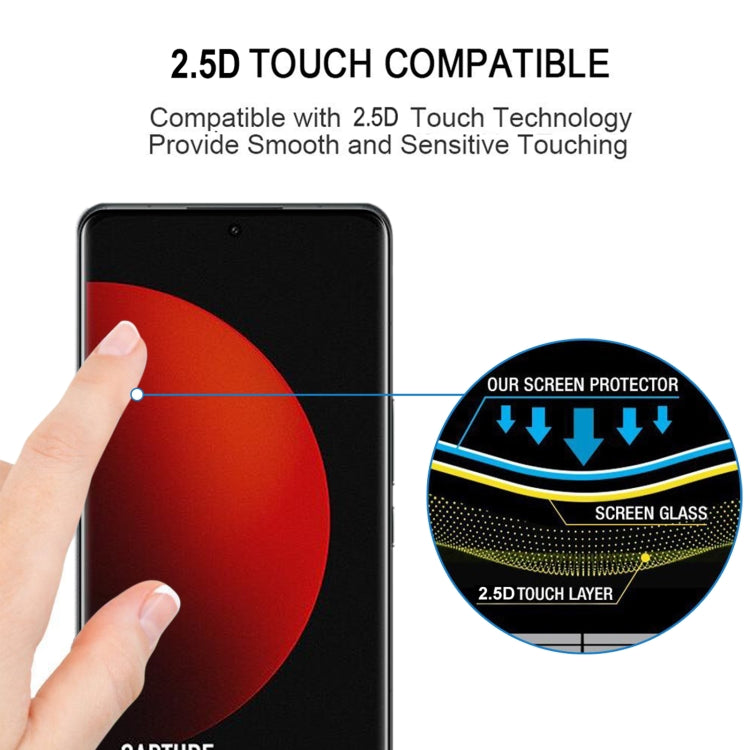 25 PCS Curved Edge Full Screen Tempered Glass Film