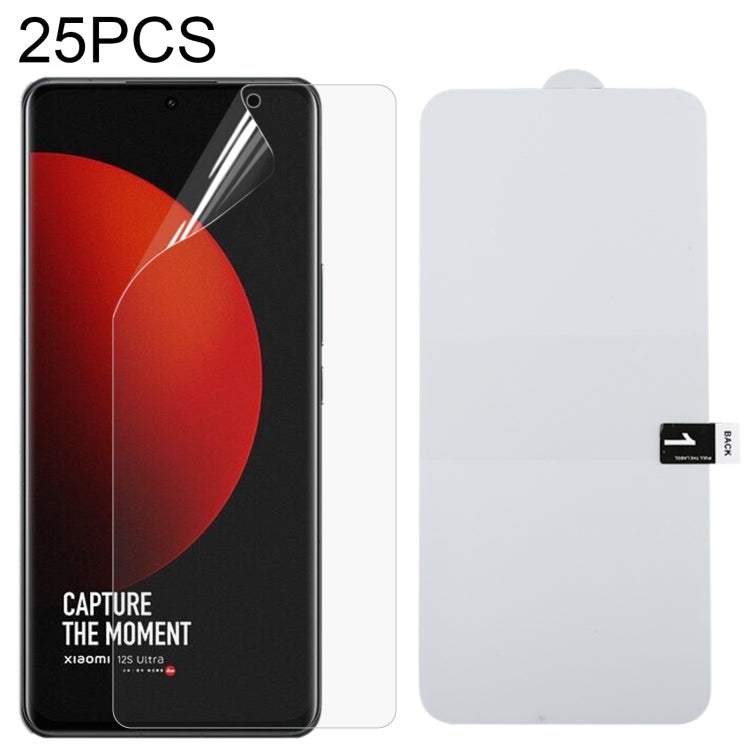 25 PCS Full Screen Protector Explosion-proof Hydrogel Film