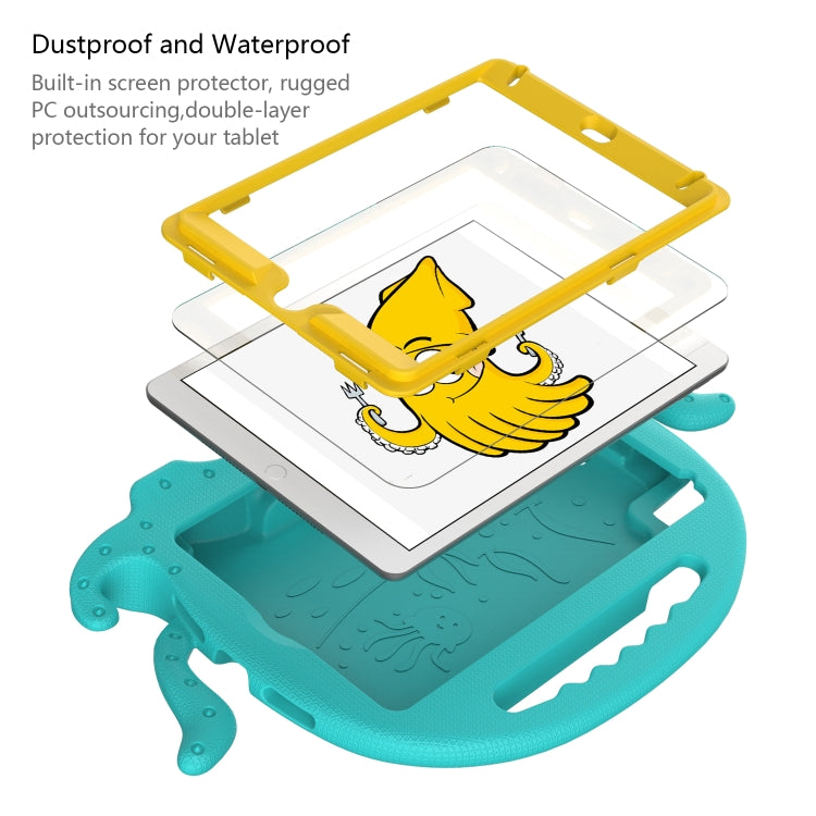 Octopus EVA Shockproof Tablet Case with Screen Film & Shoulder Strap