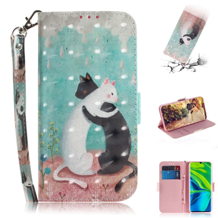 3D Painting Horizontal Flip Leather Case with Holder & Card Slot & Wallet & Lanyard