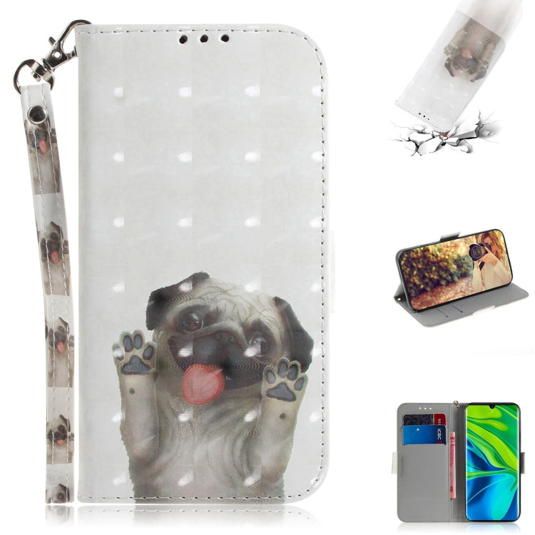 3D Painting Horizontal Flip Leather Case with Holder & Card Slot & Wallet & Lanyard