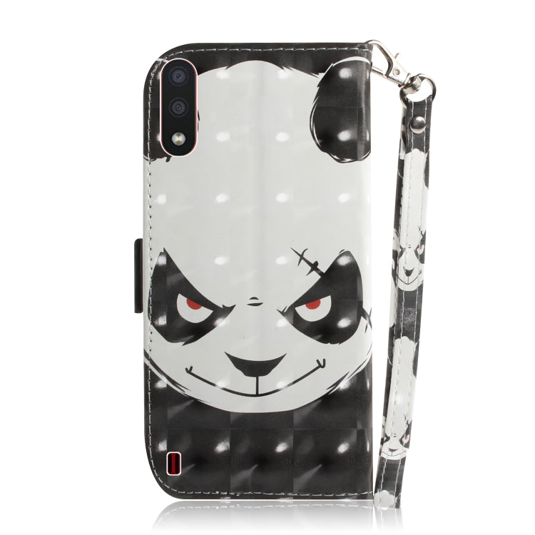 3D Painting Horizontal Flip Leather Case with Holder & Card Slot & Wallet & Lanyard, For Galaxy A01, For Galaxy A21