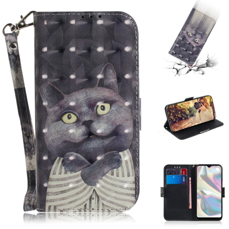 3D Painting Horizontal Flip Leather Case with Holder & Card Slot & Wallet & Lanyard, For Galaxy A70e, For Galaxy Note 10 Lite / A81