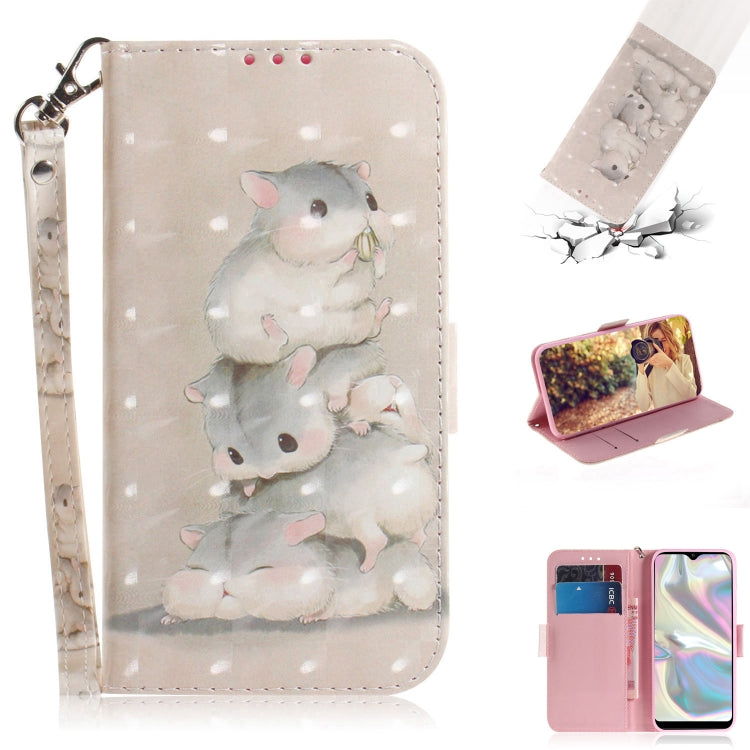 3D Painting Horizontal Flip Leather Case with Holder & Card Slot & Wallet & Lanyard, For Galaxy A70e, For Galaxy Note 10 Lite / A81