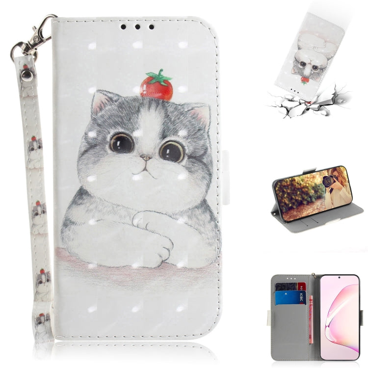 3D Painting Horizontal Flip Leather Case with Holder & Card Slot & Wallet & Lanyard, For Galaxy A70e, For Galaxy Note 10 Lite / A81