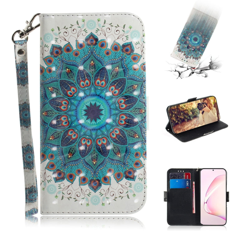 3D Painting Horizontal Flip Leather Case with Holder & Card Slot & Wallet & Lanyard, For Galaxy S10 Lite / A91