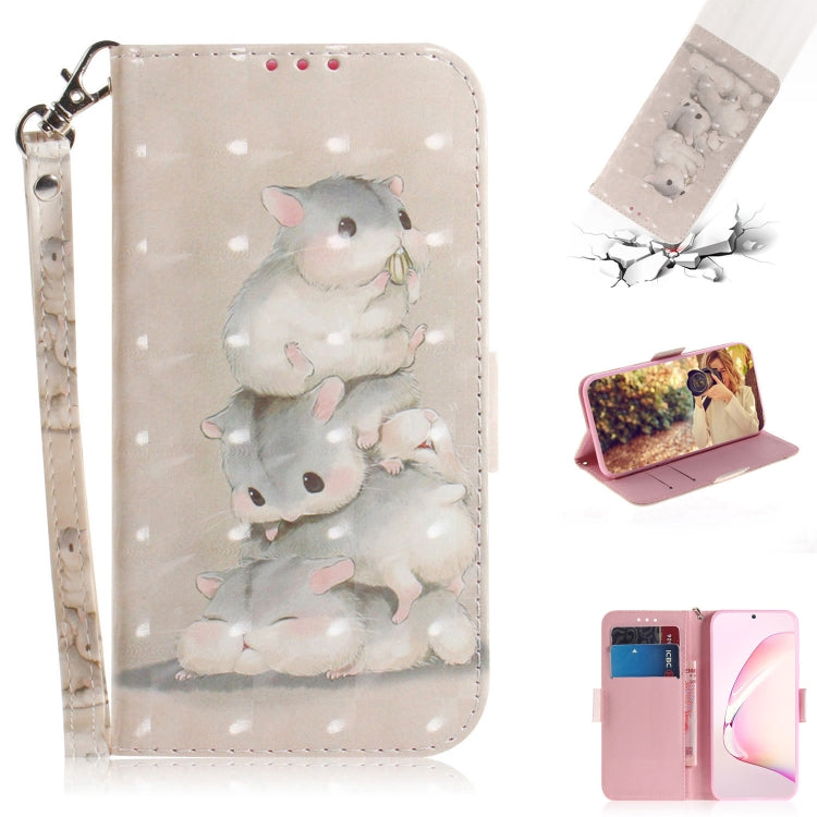 3D Painting Horizontal Flip Leather Case with Holder & Card Slot & Wallet & Lanyard, For Galaxy S10 Lite / A91