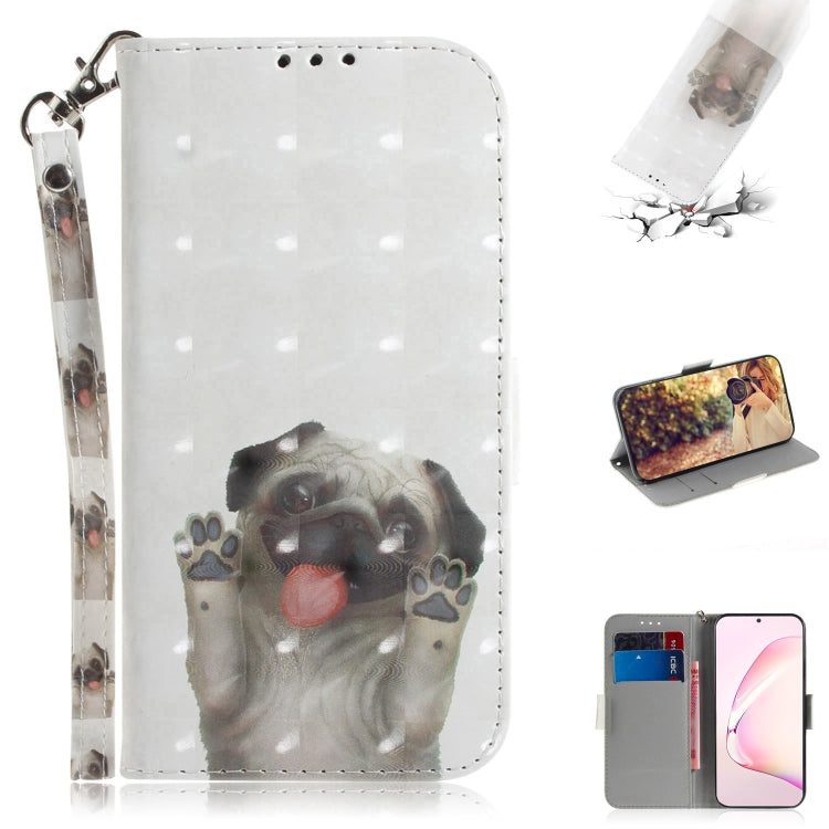 3D Painting Horizontal Flip Leather Case with Holder & Card Slot & Wallet & Lanyard, For Galaxy S10 Lite / A91