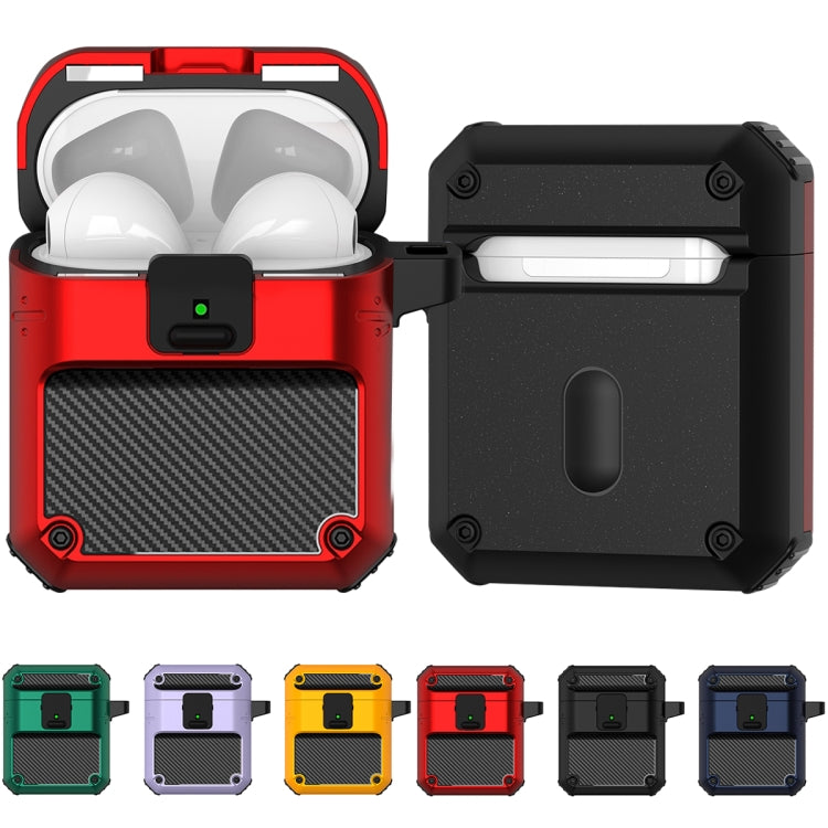 Automatic Bomb TPU + PC Earphone Protective Case with Switch