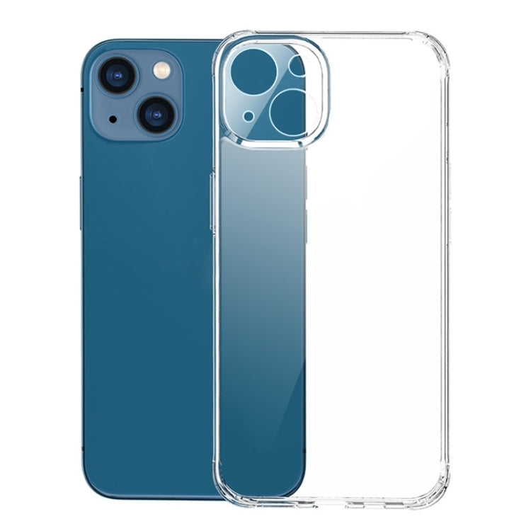 0.4mm Ultra-thin Transparent Crystal Diamond Tempered Glass Phone Case, For iPhone 14 Plus