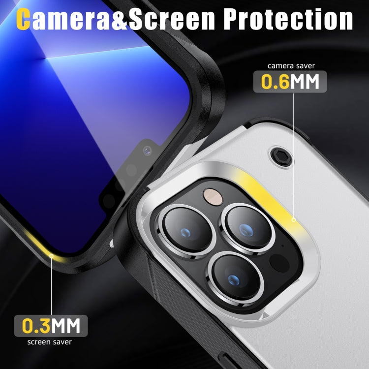 PC + TPU Shockproof Phone Case with Holder, For iPhone 14, For iPhone 14 Pro Max, For iPhone 14 Max, For iPhone 14 Pro