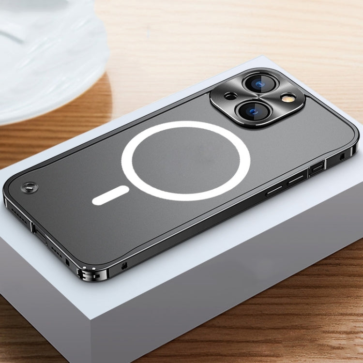 MagSafe Magnetic Metal Frame Frosted Phone Case