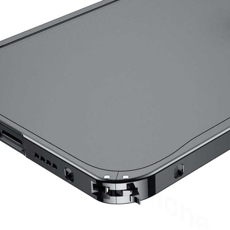 MagSafe Magnetic Metal Frame Frosted Phone Case