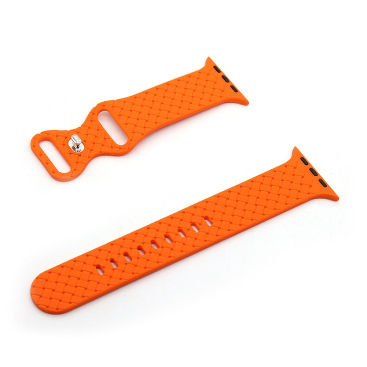 Weave Texture Watch Band For Apple Watch Series, 7 41mm / 6&SE&5&4 40mm / 3&2&1 38mm