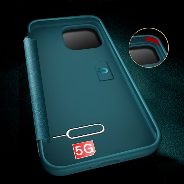 Magnetic Side Window View Shockproof Horizontal Flip Leather Case, For iPhone 14 Plus