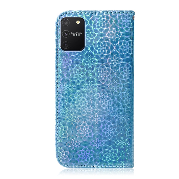 Solid Color Colorful Magnetic Buckle Horizontal Flip PU Leather Case with Holder & Card Slots & Wallet & Lanyard, For Galaxy S10 Lite / A91