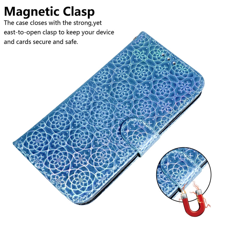 Solid Color Colorful Magnetic Buckle Horizontal Flip PU Leather Case with Holder & Card Slots & Wallet & Lanyard, For Galaxy S10 Lite / A91