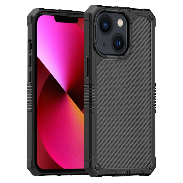 Carbon Fiber Shockproof Phone Case, For iPhone 14, For iPhone 14 Pro, For iPhone 14 Pro Max