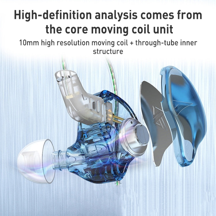 KZ-EDC High-Value Subwoofer Wired HIFI In-Ear Headphones, With Microphone, Without Microphone