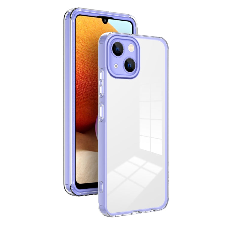 3 in 1 Clear TPU Color PC Frame Phone Case, Series 2